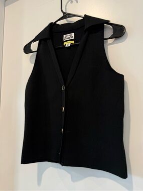 Future Collective Jenee Taylor Sweater Vest Black Tank